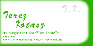 terez kotasz business card